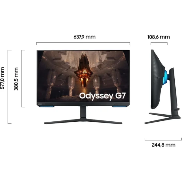 Samsung Odyssey G7 G70B, 28" - Image 2